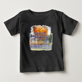 Antebellum Mansion | Feuer bricht Nottoway Resort  Baby T-shirt