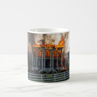 Antebellum Mansion | Feuer bricht Nottoway Resort Kaffeetasse