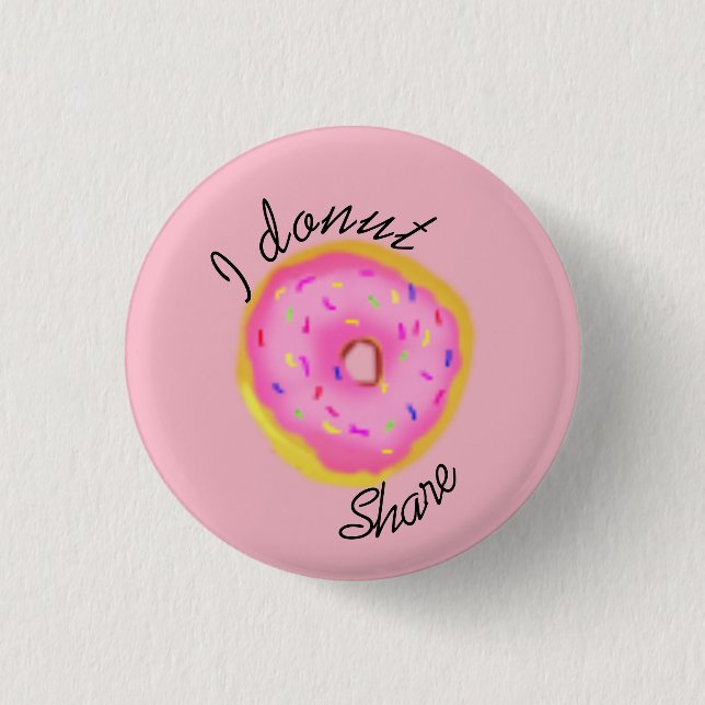 Anteil des Krapfens I Button (Vorderseite)
