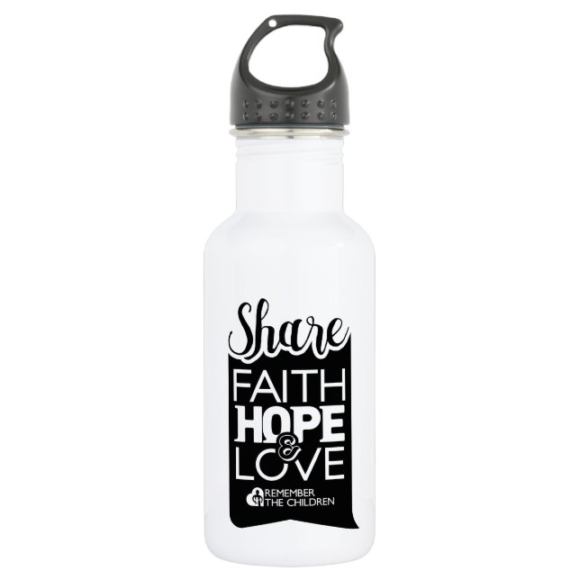 Anteil-Wasser-Flasche Edelstahlflasche (Vorderseite)