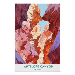 Antelope Canyon, Arizona, Amerika Poster