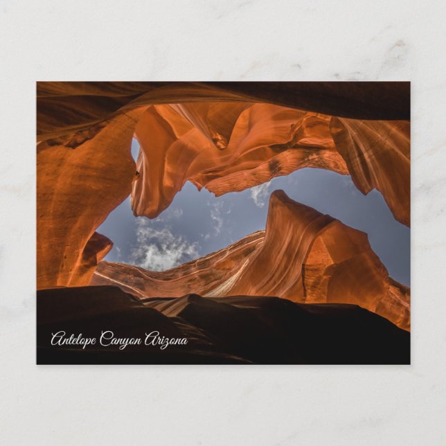 Antelope Canyon Arizona Postkarte (Vorderseite)