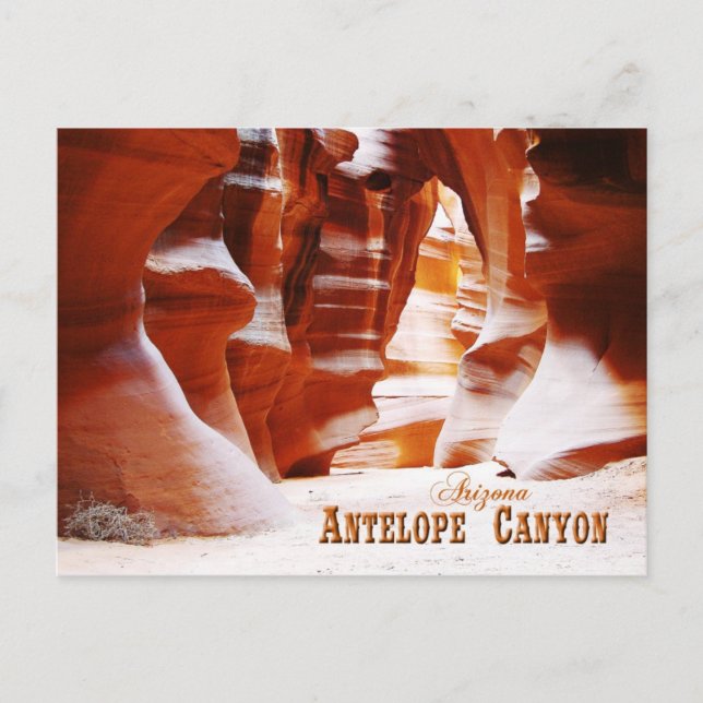 Antelope Canyon, Arizona Postkarte (Vorderseite)