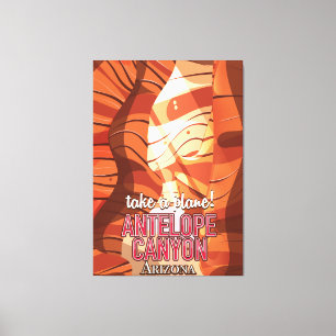 Antelope Canyon Arizona Reiseposter Leinwanddruck