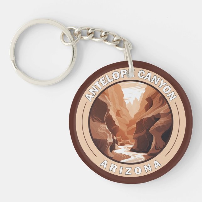Antelope Canyon Arizona Retro Badge (Devant)