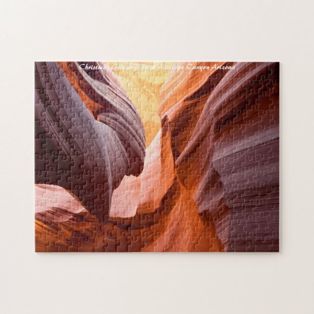 Antelope Canyon Arizona. Weihnachtsgrüße (Horizontal)