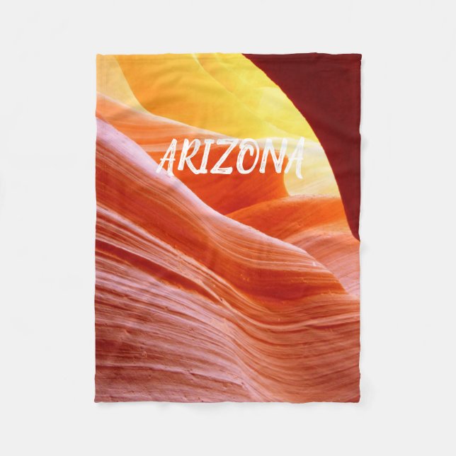 Antelope Canyon in Arizona Fleecedecke (Vorderseite)