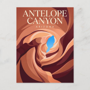 Antelope Canyon Page Arizona Postkarte