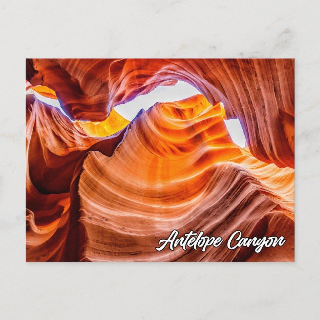 Antelope Canyon, Page, Arizona Postkarte (Vorderseite)
