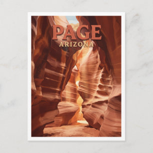 Antelope Canyon Page Arizona Postkarte