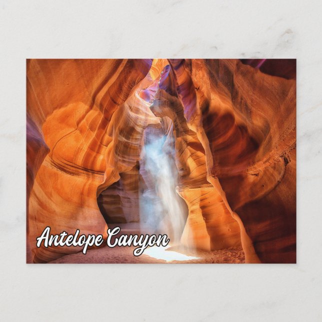 Antelope Canyon, Page, Arizona, USA Postkarte (Vorderseite)