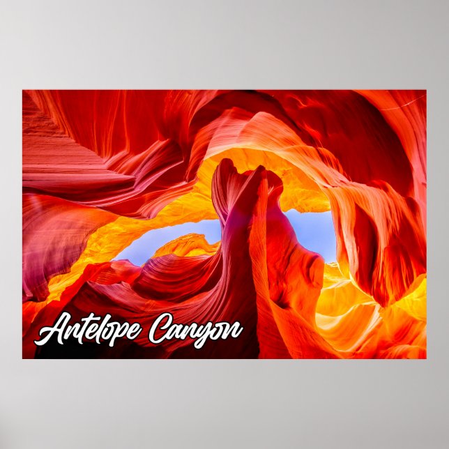 Antelope Canyon, Page, Arizona, Vereinigte Staaten Poster (Vorne)