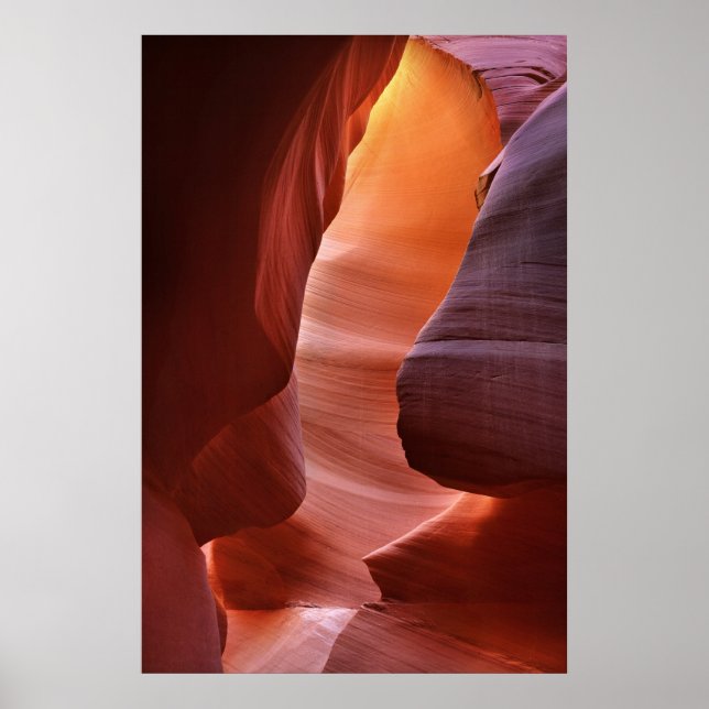 Antelope Canyon Slot Formationen Poster (Vorne)