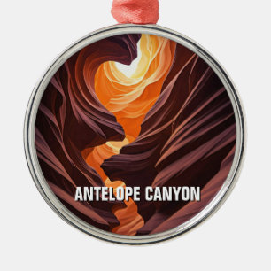 Antelope Canyon Souvenir Ornament Aus Metall