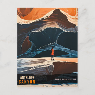 Antelope Canyon, USA Postkarte