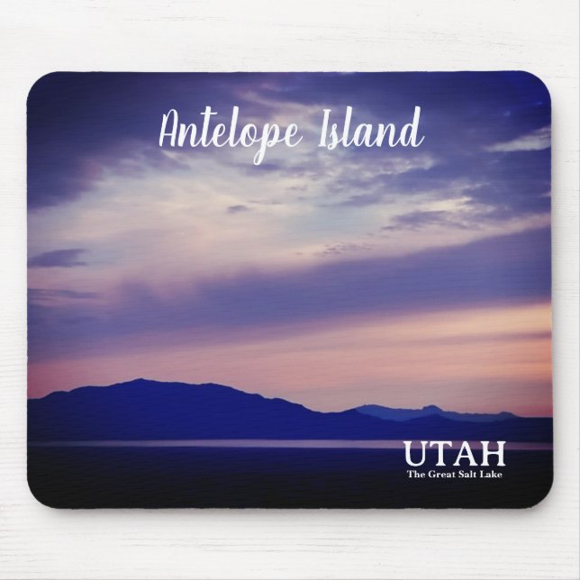 Antelope Island, Great Salt Lake, ABER Mousepad (Vorne)