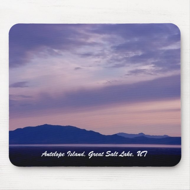 Antelope Island, Great Salt Lake, ABER Mousepad (Vorne)