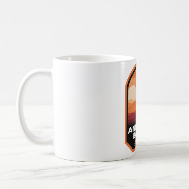 Antelope Island Staat Park UT Bison Kaffeetasse (Links)