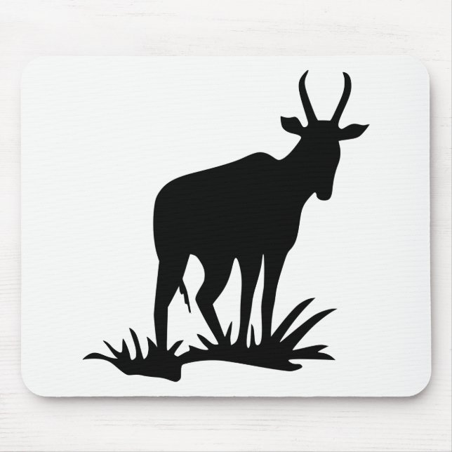 Antelope-Silhouette Mousepad (Vorne)