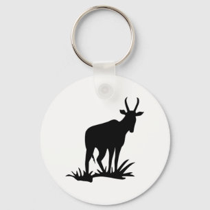 Antelope-Silhouette Schlüsselanhänger