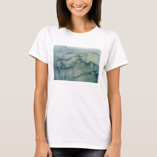 Antelope und Bison, Perigordian (Höhlenmalerei) T-Shirt (Vorderseite)