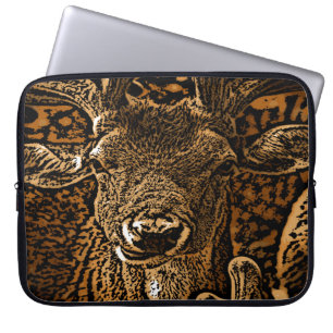 Antelope Wood Effect genannt Ken Laptopschutzhülle