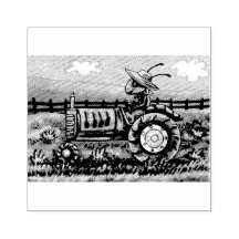 ANTENLANDWIRTSCHAFT, TRACTOR RUBBER BRIEFMARKE