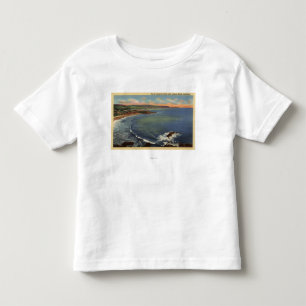 Antenne der Buchten entlang der Küste Kleinkind T-shirt