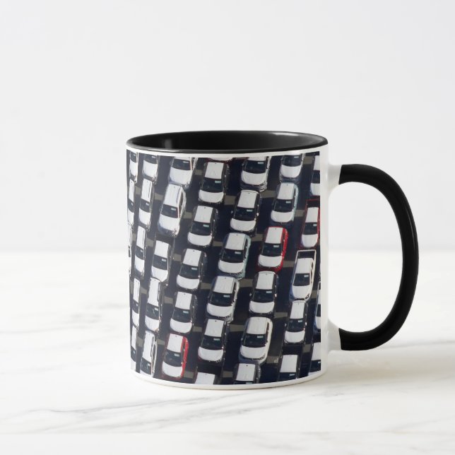 Antenne über Auto-Los Tasse (Rechts)