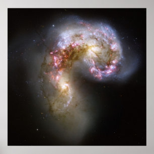 Antennen-Galaxieplakat Poster