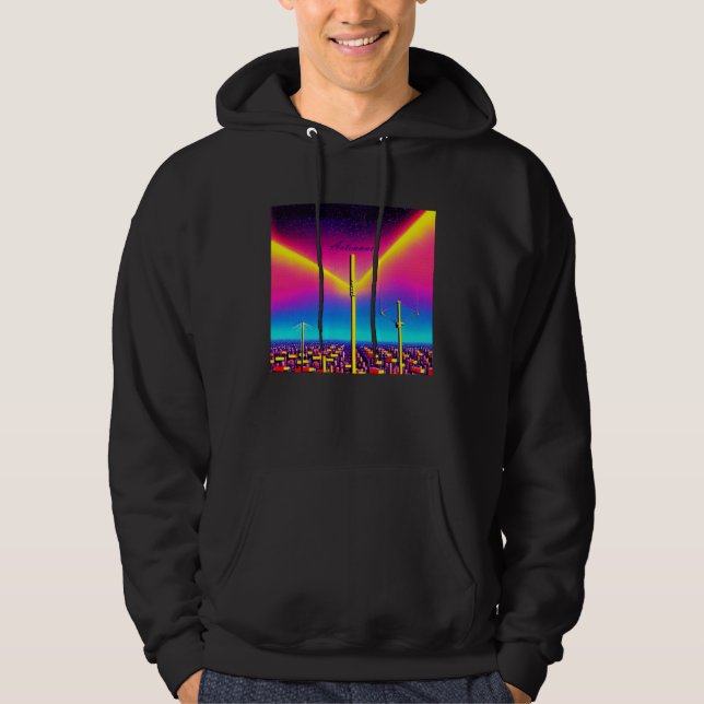 Antennen Hoodie (Vorderseite)
