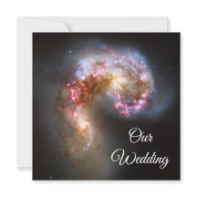 Antennengalaxien Rosa Sterne Kosmische Hochzeit