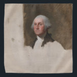 Anthaeneum George Washington 1. US-Präsident Halstuch<br><div class="desc">Gilbert Stuarts bekanntestes Werk ist das unvollendete Porträt von George Washington, auch bekannt als The Athenaeum. Am 30. April 1789 übernahm George Washington, stehend auf dem Balkon der Bundesstaatlichen Halle an der Wall Street in New York, seinen Amtseid als erster Präsident der Vereinigten Staaten. "Als Erstes wird in unserer Situation...</div>