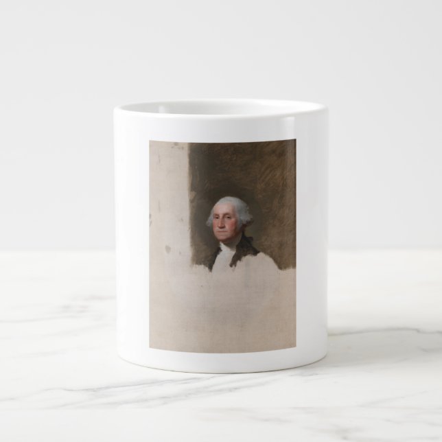 Anthaeneum George Washington 1. US-Präsident Jumbo-Tasse (Vorderseite)