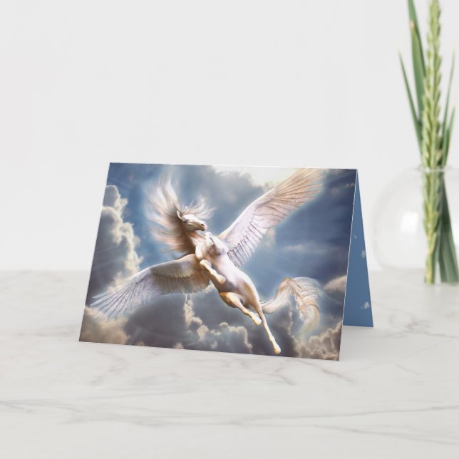 Anthem für die Engel Feiertagskarte (Vorderseite)