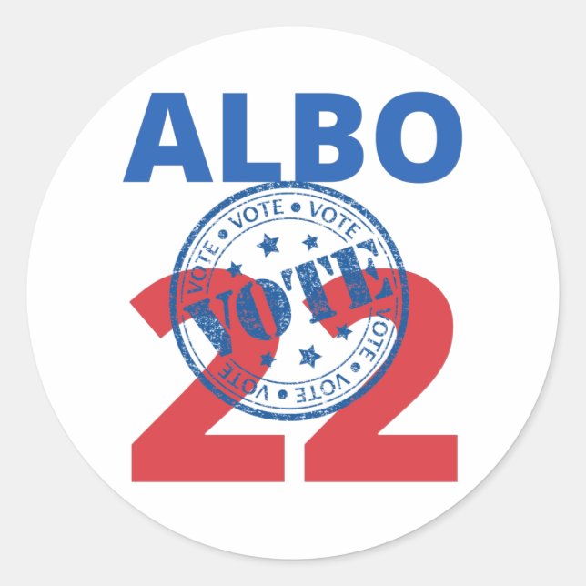 Anthony Albanese Wahlaufkleber Runder Aufkleber (Vorderseite)