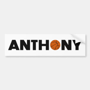 Anthony Basketball Autoaufkleber
