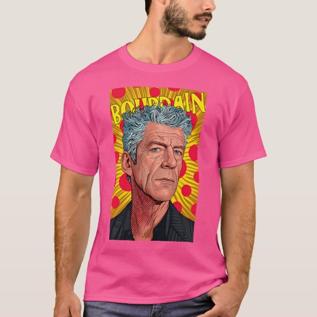 Anthony Bourdain Design T-Shirt (Vorderseite)