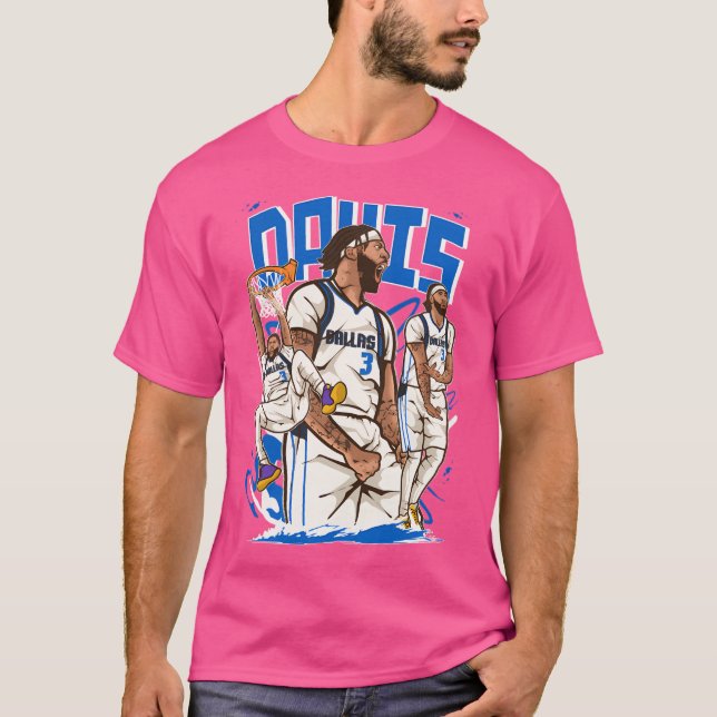 Anthony Davis Dallas Cartoon T-Shirt (Vorderseite)