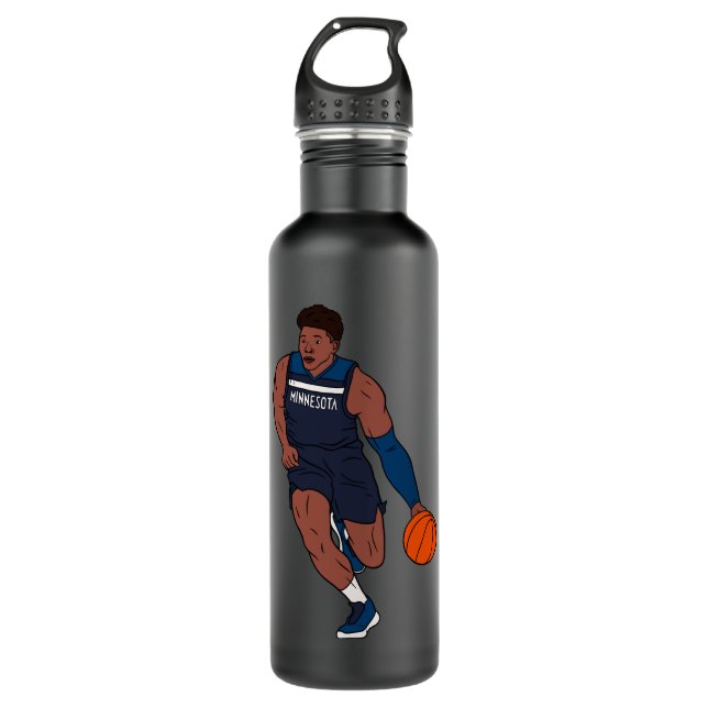 Anthony Edwards - Minnesota Basketball Edelstahlflasche (Vorderseite)