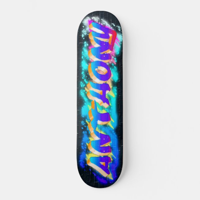 ANTHONY Maßgeschneiderte Graffiti-Skateboard Skateboard (Vorderseite)