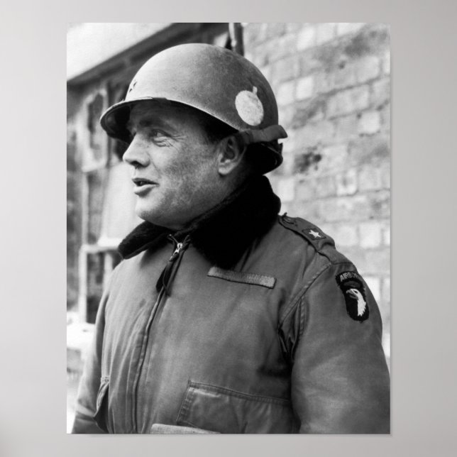 Anthony McAuliffe - Schlacht der Bulge Poster (Vorne)