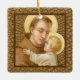 Anthony of Padua & the Christ Child (JM 05) Keramikornament (Vorderseite)