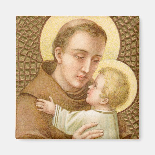Anthony of Padua & the Christ Child (JM 05) Magnet (Vorne)
