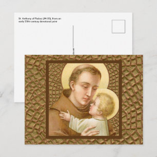 Anthony of Padua & the Christ Child (JM 05) Postkarte