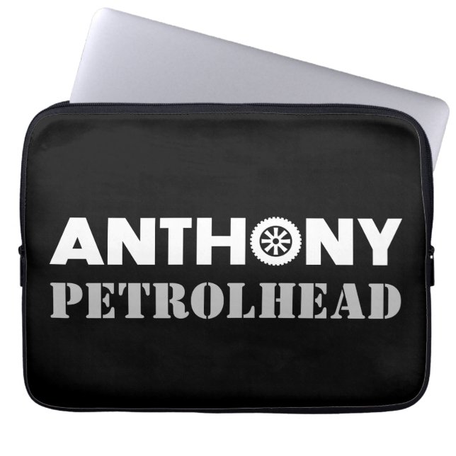 Anthony Petrol Head Laptopschutzhülle (Vorderseite)