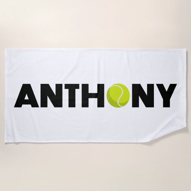 Anthony Tennis Strandtuch (Vorderseite)