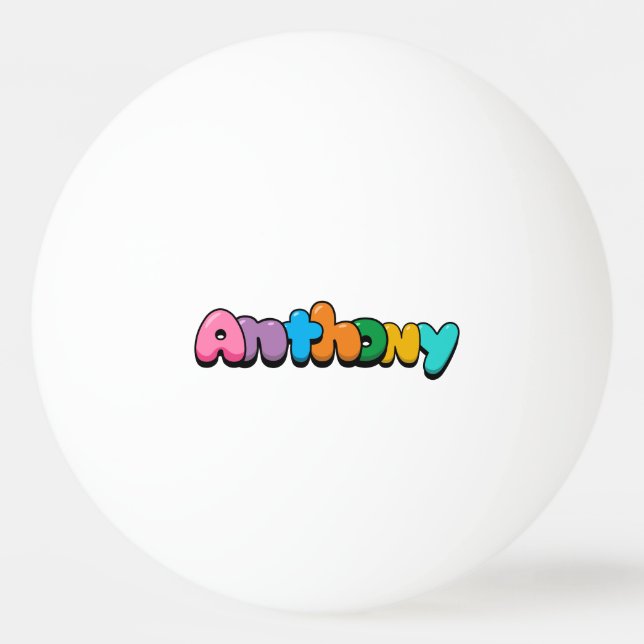 Anthony Tischtennisball (Vorderseite)
