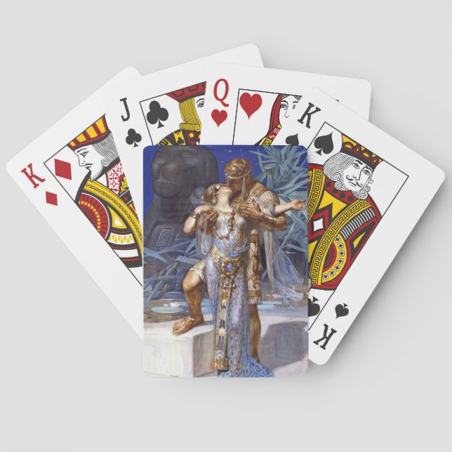Anthony und Cleopatra Liebe Classic Spielkarten (Rückseite)