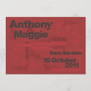 Anthony und Maggie Save the Date